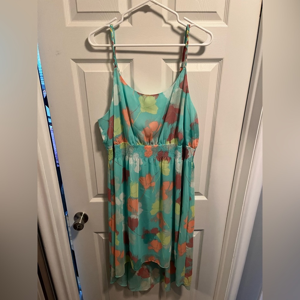 Lane Bryant 18-20 pastel floral dress